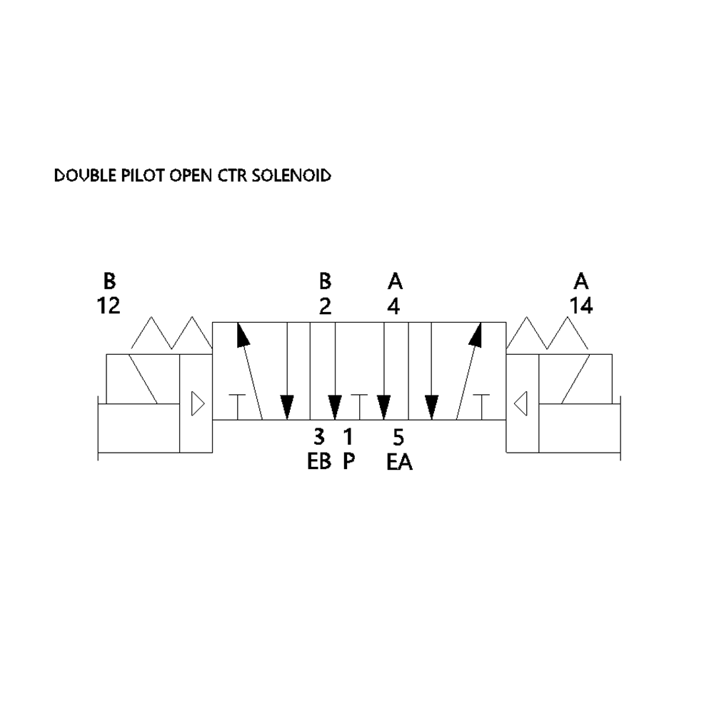 554BB500KT14D30 NUMATICS/AVENTICS SOL-PILOT VALVE<BR>MK 55 SERIES 4/3 OPEN CTR 120VAC, INT PILOT "EA"